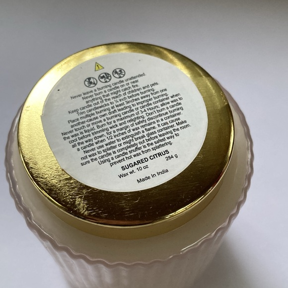 TRES JOLIE Sugared Citrus Scented Spring Collection Candle 10 oz - Picture 5 of 7